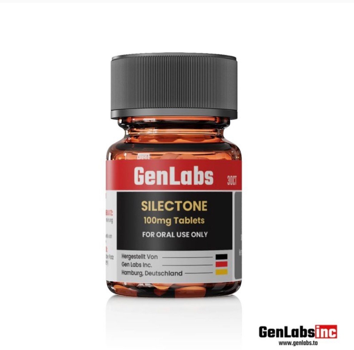 Silectone 100 Mg – (30 Tablets) – Genlabs — Certificate of Analysis