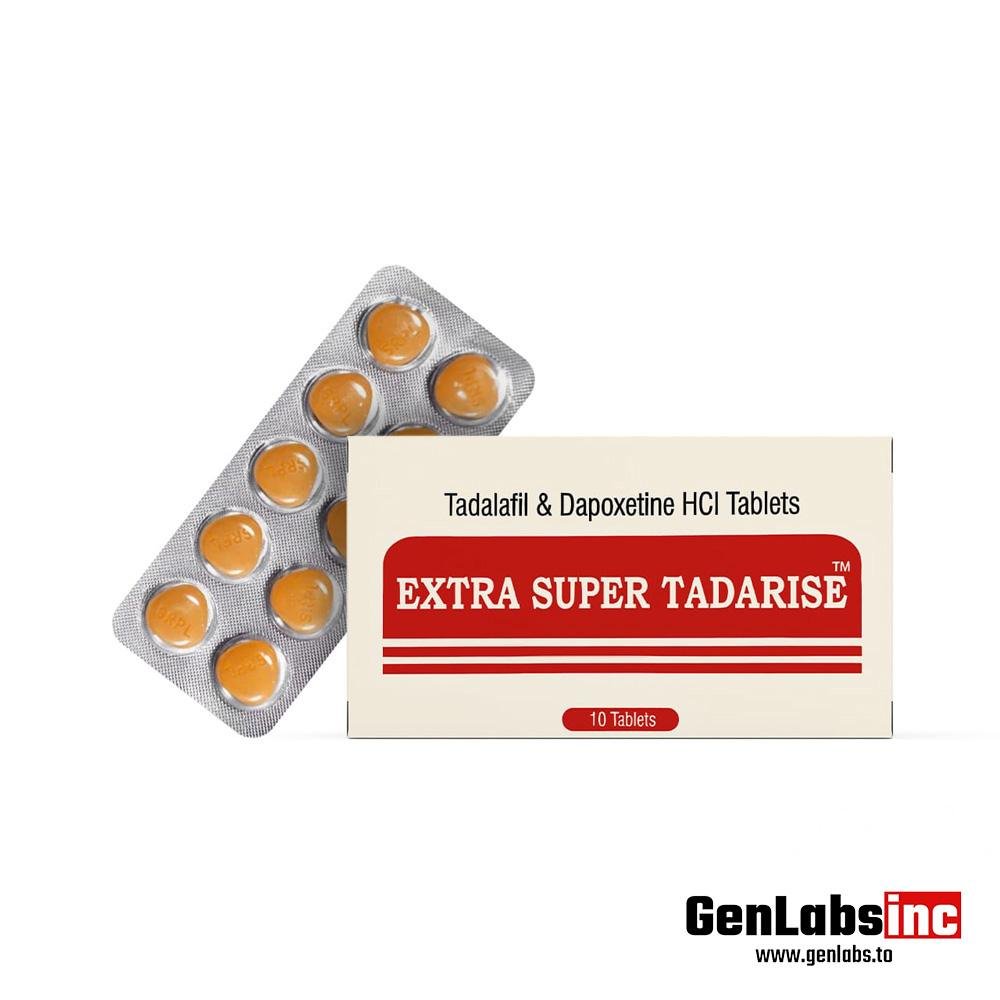 Tadalafil 40mg With Dapoxetine 60mg (extra Super Tadarise) 10 Tablet Pack - Sunrise Remedies Pvt Ltd