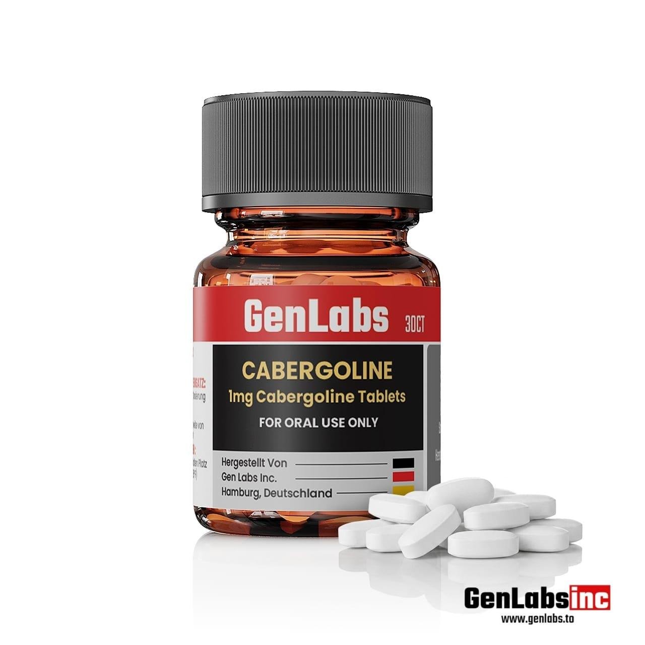 Cabergoline 1mg Genlabs – 30 Tablets