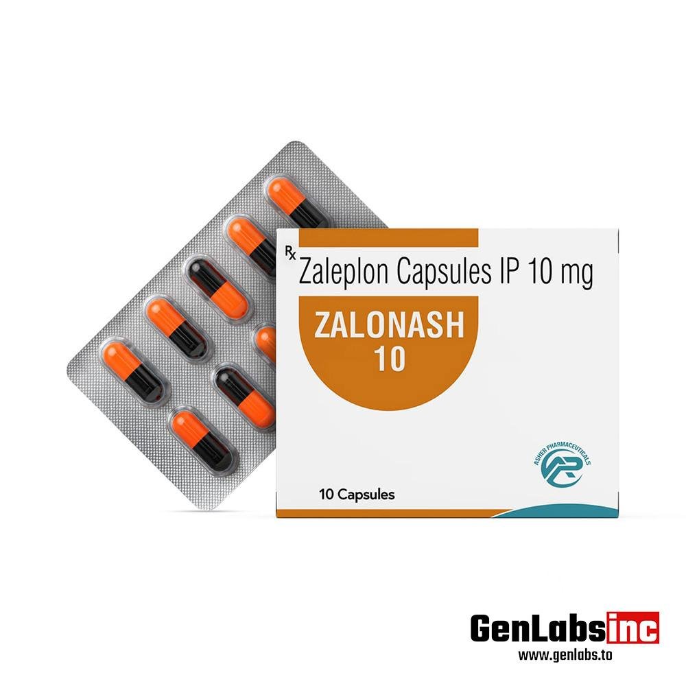 Zaleplon Capsules IP 10 mg (zalonash 10) - 10mg / Capsule - (10 Capsule Strip) - Asher Pharmaceuticals