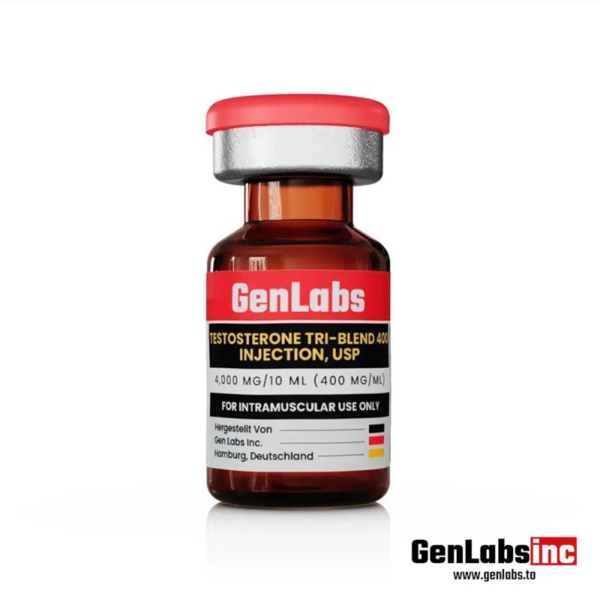 Test 400 (testosterone Tri Blend) 400 Mg/ml – Genlabs