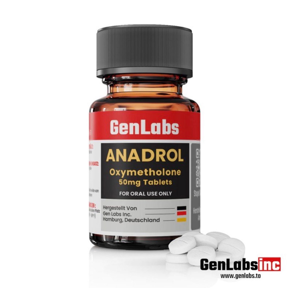 Anadrol 50 (oxymetholone) – 50 mg – 100 Tablets – Genlabs