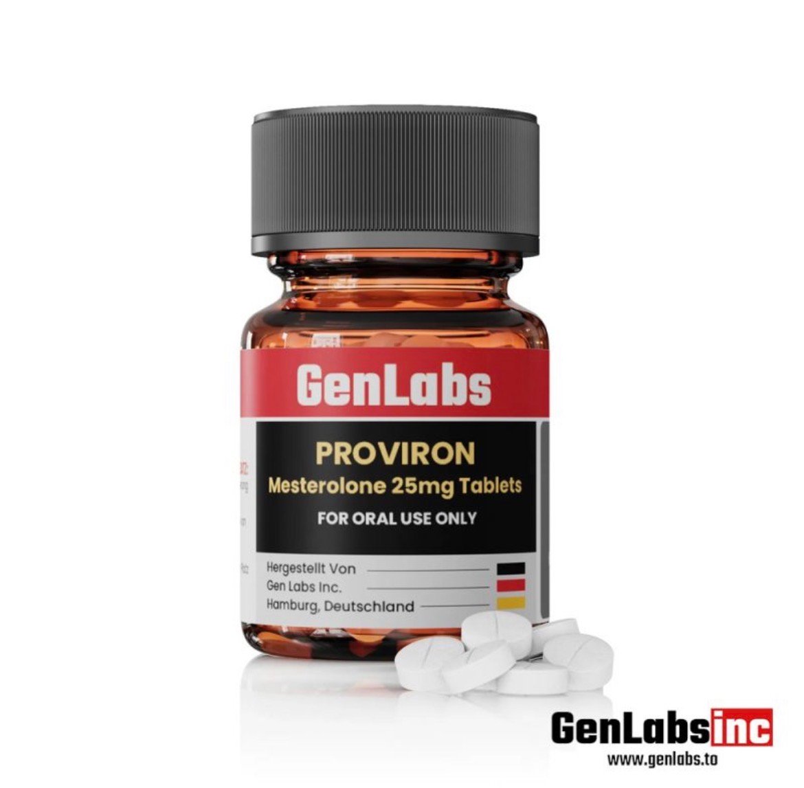 Proviron (mesterolone) 25 mg – 100 Tablets – Genlabs