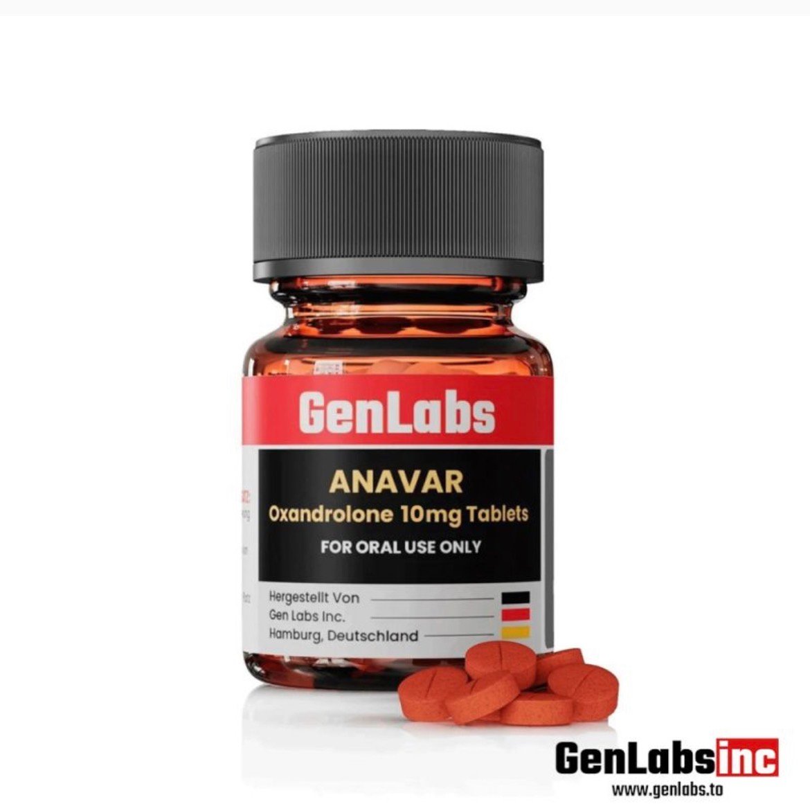 Anavar (oxandrolone) 10 mg – 100 Tablets – Genlabs