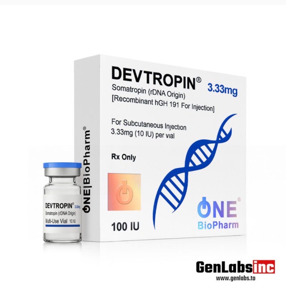 DEVTROPIN (SOMATROPIN) 100IU HGH KIT – BIOPHARM