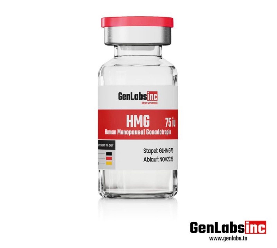 HMG (HUMAN MENOPAUSAL GONADOTROPIN) 75IU (WITH BACTERIOSTATIC WATER) – GENLABS