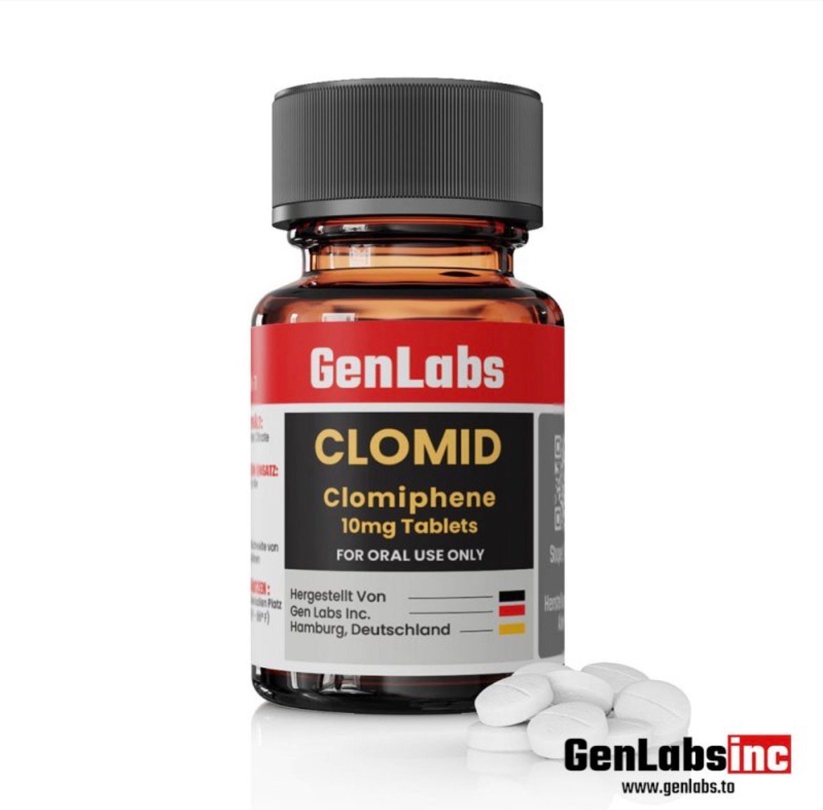 Clomid (clomiphene Citrate) 10 mg – 200 Tablets – Genlabs