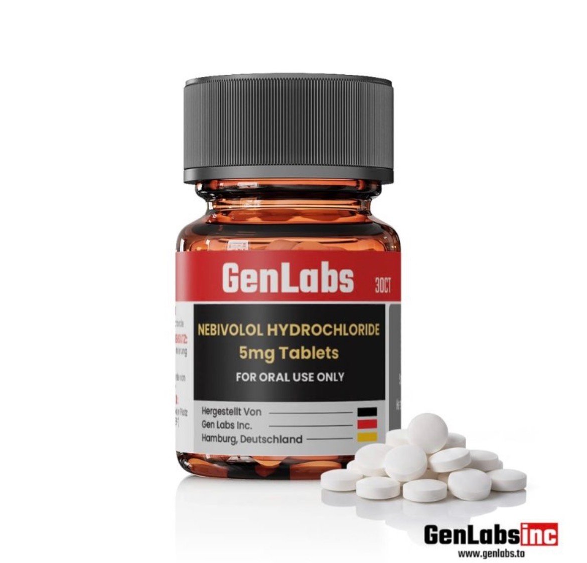 Nebivolol Hydrochloride 5 Mg – (30 Tablets) – Genlabs