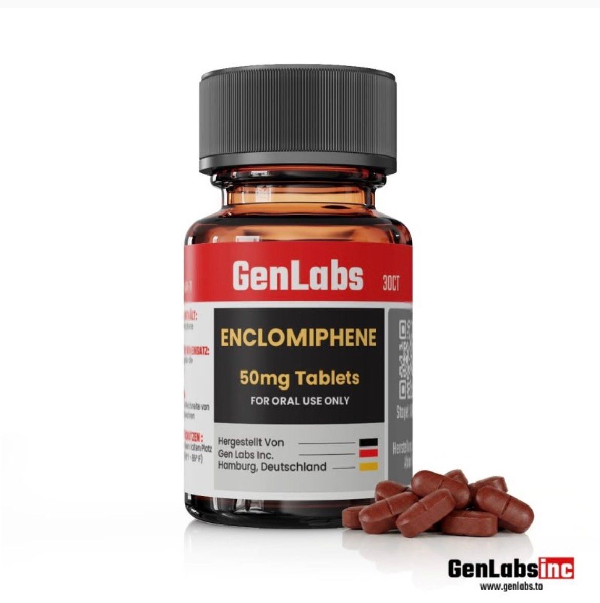Enclomiphene 50 mg – (30 Tablets) – Genlabs