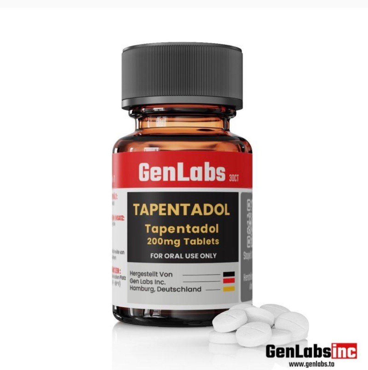 Tapentadol 200 mg – 30 Tablets – Genlabs